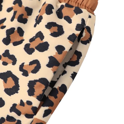 Image of IFFEI Family Matching Mommy and Me Swimsuits One Piece Swimwear Modest Bathing Suits Beachwear for Beach Pool Vacation