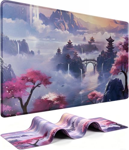 Mouse Pad Large, 35.4x15.7 inch Gaming Extended Computer Keyboard Mouse Mat