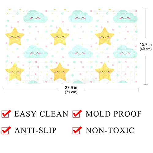 Alfombrillas antideslizantes para bañera Bennigiry de 15.7 x 27.9'' no tóxicas 5