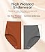 Kalapa My-Orders Womens Underwear Seamless Full Coverage Breathable Briefs No Show Silky Stretch High Waisted Ladies Panties 6 Pack (US, Alpha, Large, Regular, Regular, 6 Color Packs)