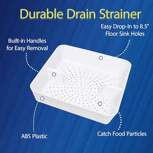 Colador GSW ABS para drenaje de piso 8.5 pulg miniatura 3