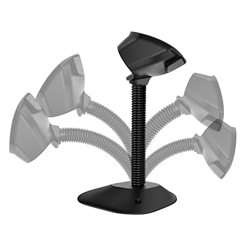 Symcode Universal Barcode Scanner Stand Hands Free Barcode Scanning Barcode Scanner Cradle Holder Base Angle and Height Adjustable Head for Supermarket Retail Store School Library Logistic Warehouse - Thumbnail 2