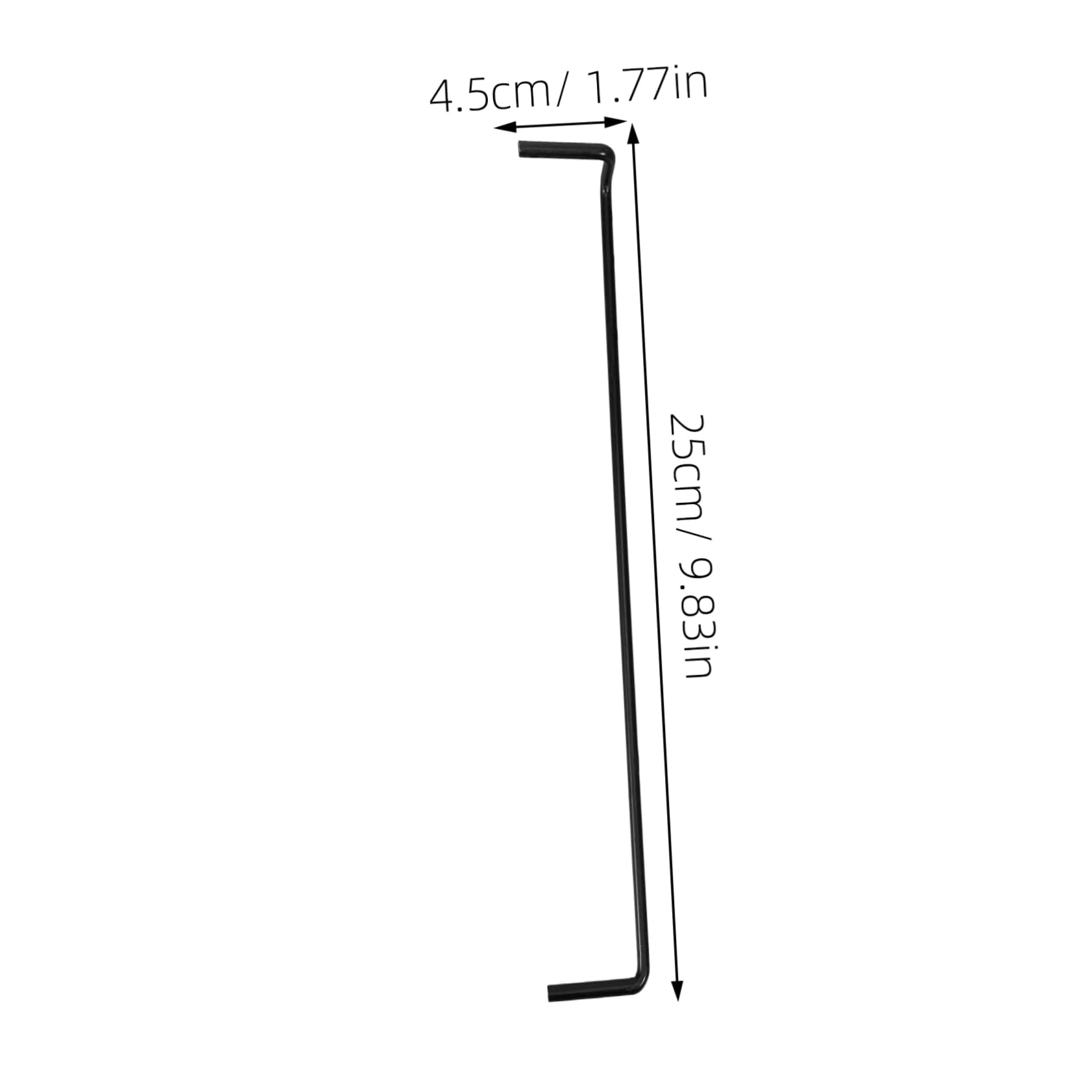 CIYODO Sturdy Utility Hooks 2 Pack for Pegboard Supermarket Shop Tool Display Easy Install Timeless Design