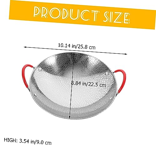 Wok de Acero Inoxidable con Doble Asa Resistente al Calor miniatura 2