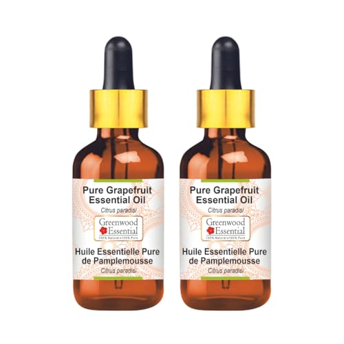 Huile essentielle de pamplemousse naturelle Citrus paradisi pure avec compte-gouttes en verre
