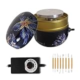 【BREITE ANWENDUNG】 Diese Töpferscheibenmaschine eignet sich für den Keramikunterricht in der Schule, die Töpferbar, den Baumarkt oder den Heimgebrauch, um die Mehrheit der professionellen Keramikliebhaber zu treffen.