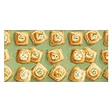 Goat Cheese Puff Printed Beach Towel Lightweight Swim Surfing Towels for Pool Travel Vacation 160x80cm