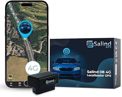 Salind 08 4G - Localizador GPS con Conexión a Interfaz OBD para Coche, Furgonetas y Otros Vehículos - Seguimiento en Tiempo Real, Área de Seguridad, Historial de Rutas y Alarmas Antirrobo