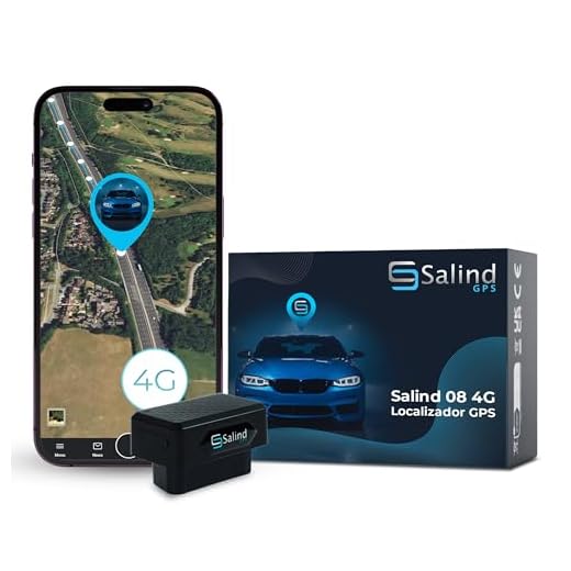 Salind 08 4G - Localizador GPS para Coche, Moto y Otros Vehículos - Conexión a Interfaz OBD - Seguimiento en Tiempo Real, Área de Seguridad, Historial de Rutas y Alarmas
