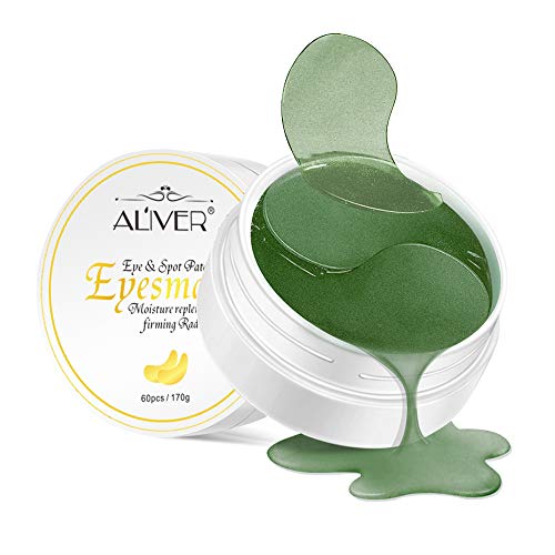 30 Pairs of New Crystal Collagen Eye Mask, Eye Mask Anti Aging, Anti Wrinkle, Puffy Eyes, Remove Bags & Dark Circles Under Eye (Green)