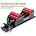 Bike Trainer Stand Resistance Adjustable - Portable Magnetic Bicycle Rollers Indoor Exercise/Fitness/Workout - Fordable Fully Aluminum Alloy