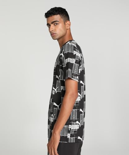 Image of Puma Men's Polyester Regular Fit T-Shirt