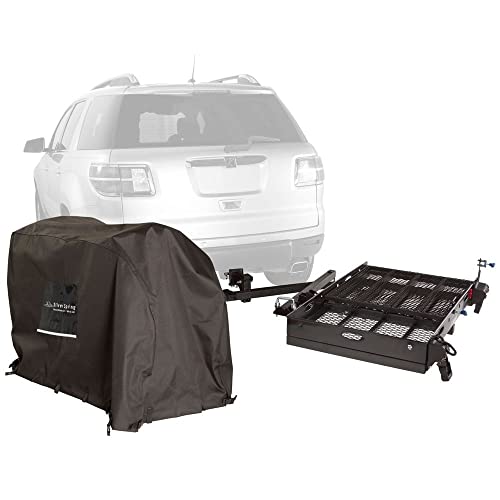 Silver Spring Premium Hitch Carrier With Scooter Cover 500 Lb #TOP26