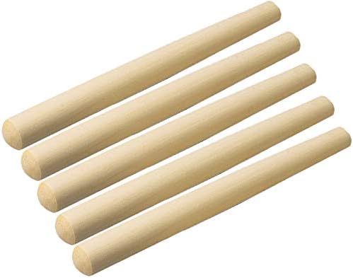 Yamakiikai F1765 Pestle Rod, Ivory, Length 11.8 inches (30 cm), For No. 10, 5 Pieces, Set of 5