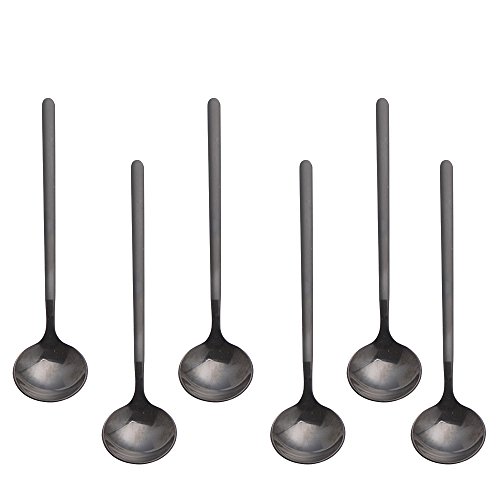 Catálogo de Cucharillas para azúcar disponible en línea para comprar. 47 Cucharas de café (Acero Inoxidable 18/10, 12,7 cm (Cristal Esmerilado, asa, 6-Piece Vogue Mini Cucharillas para café Azúcar Pastel de postre helado sopa antipasto Capuchino, por...