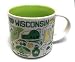 Starbucks WISCONSIN Been There Series Across the Globe Collection Coffee Mug 14 Ounce