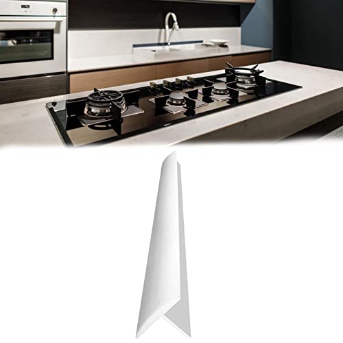 Tira de fogão de silicone de cozinha, tampa de balcão, tira de vedação de bocados de derramamento de