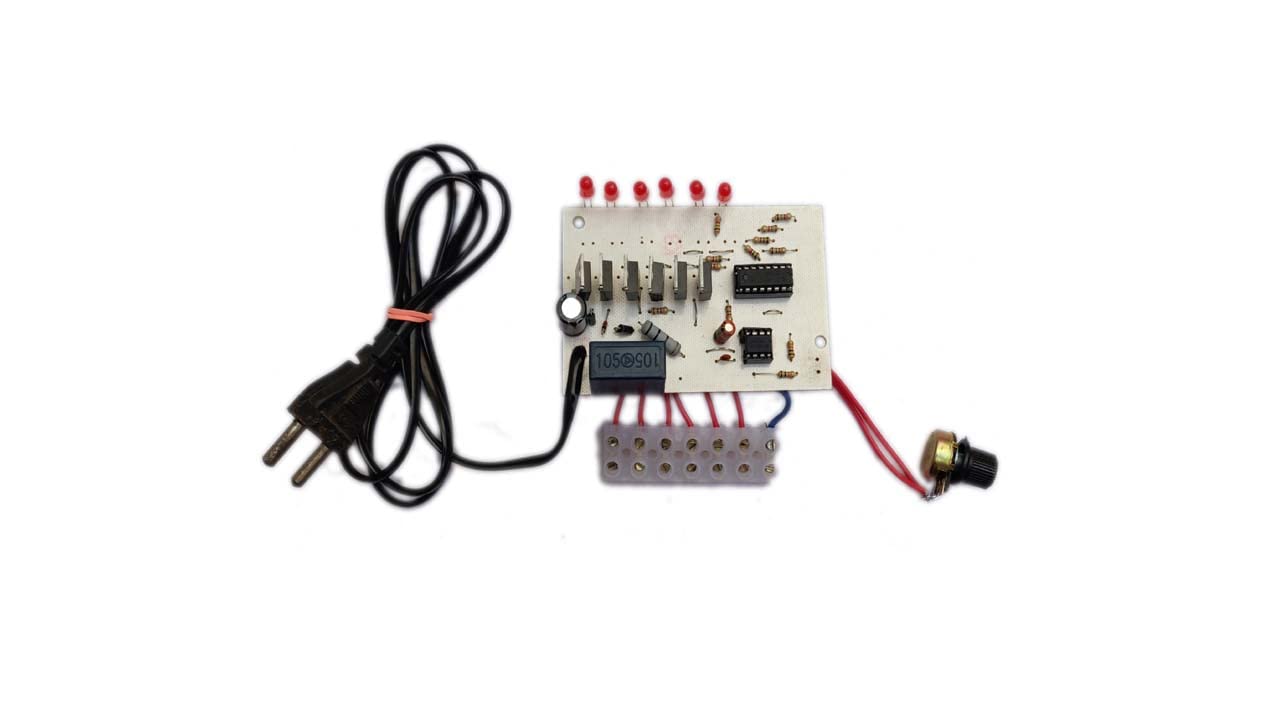 MAHALUXMI 6 Line LED Chaser Kit Reverse Forward 220 Volt AC Input 220 Volt AC Output-image-12