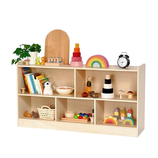 Montessori Wooden Toy Shelf