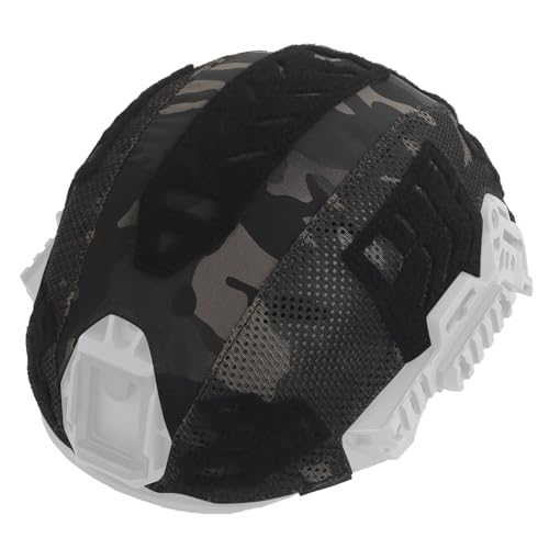 Camo Helmet Cover for Team Wendy M Size, with Lightweight Loops Patch for Tactical Helmet Accessories Expansions