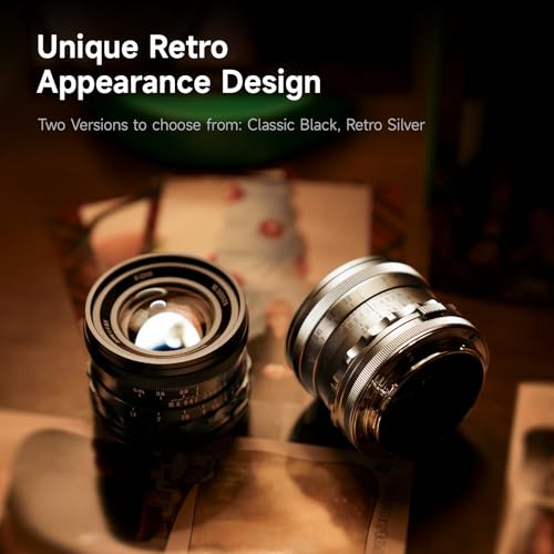 Image of Brightin Star MF 35mm F1.4 Full-Frame Lens for Canon RF Mount Mirrorless Cameras,f /1.4 Large Aperture Manual Focus Prime Lens Fit for EOS R5 R6 R RP R7 R10 R3 R6 Mark II(Silver)