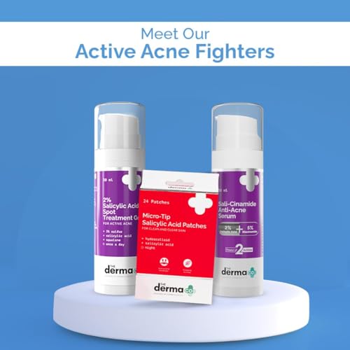 Image of The Derma Co 2% Sali-Cinamide Anti-Acne Face Wash | With 2% Salicylic Acid & 2% Niacinamide | Treats Active Acne & Fades Marks I For Oily & Combination Skin | Power of 2 Actives | For Men & Women | 150 ml x 2