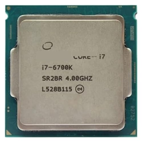 Processeur CPU i7 6700K 4.0 GHz Quad Core LGA 1151 de 91W