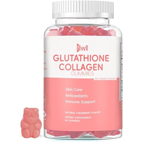 Whoyun Glutathione Collagen Gummies | Unique Skin Health Formula with Reduced Glutathione & Hydrolyzed Collagen | Smooth Wrinkles, Boost Immunity & Liver Health | 60 Gummies Cover