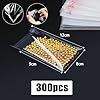 JUGUTA 200 Pièces Sachet Cellophane Transparent 12X8Cm Sachet