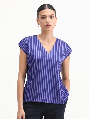 Image of RAREISM Boxy FIT Striped TOP