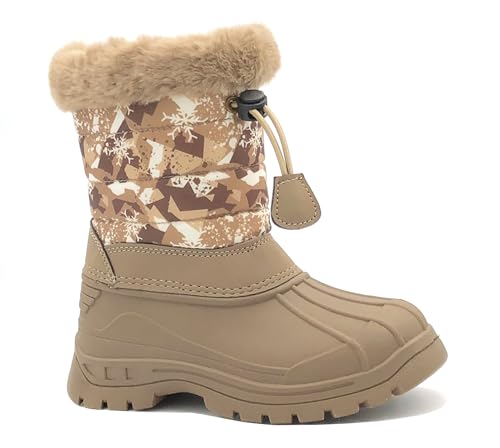 REDVOLUTION Kids Unisex Snow Boots Waterproof Winter 11