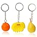 Schöner Simulierter Lebensmittel-Schlüsselanhänger – 3-Teiliger Obst-Bananen-Birnen-Schlüsselanhänger Orange Taschenanhänger Kinderspielzeug Geschenkanhänger Anhänger Lustige Geschenke Für
