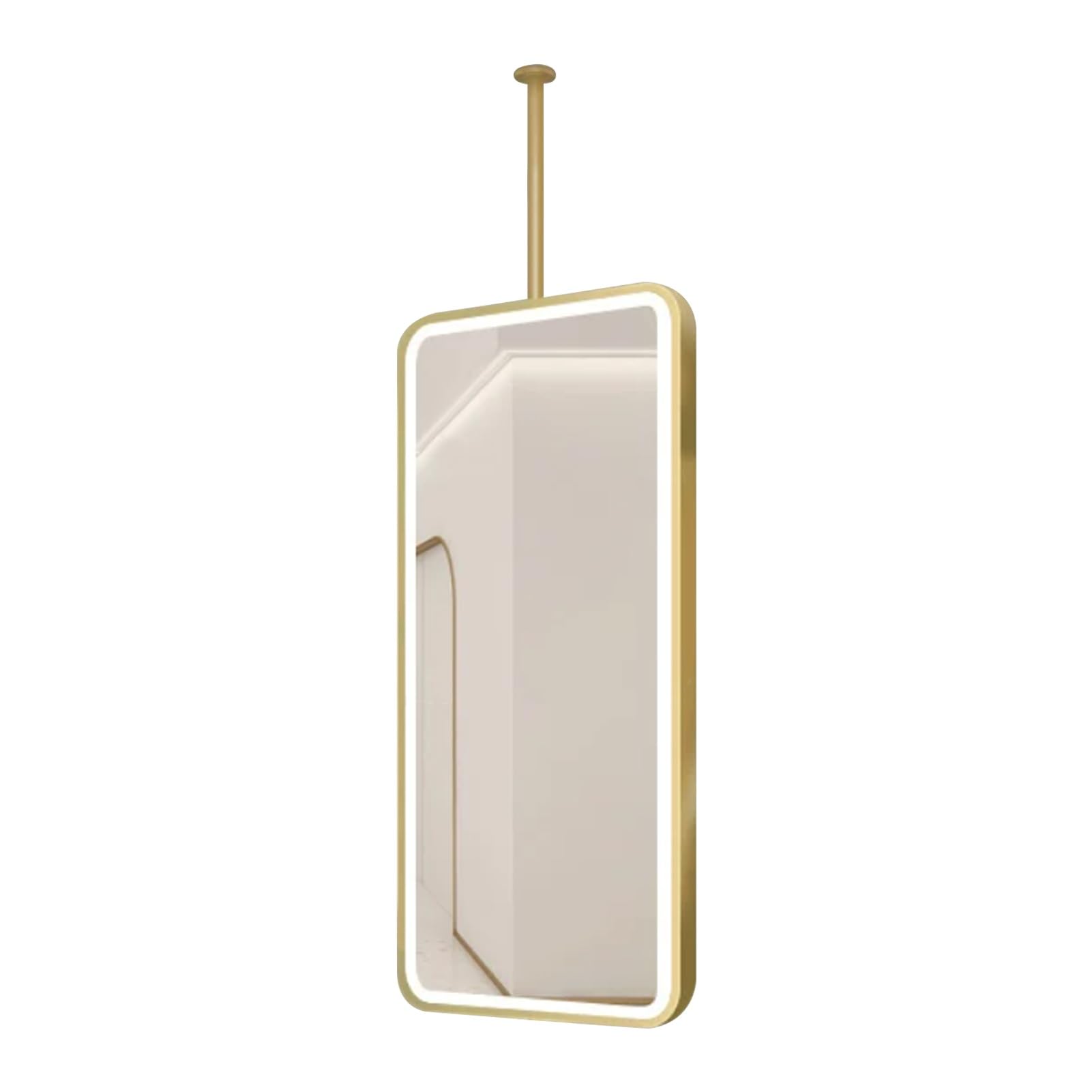 Miroir en métal 50x60cm de plafond au design minimaliste pour intérieur chic
