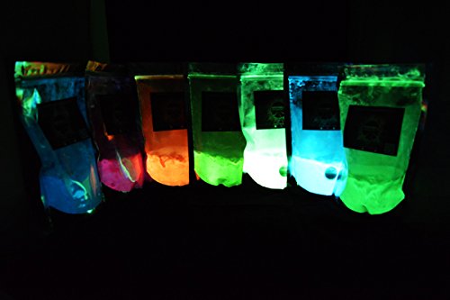 Pigment fluorescent vert base solvant 500g phosphorescent