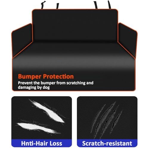 Protection Coffre Voiture Chien pour VW ID.4 CROZZ ID4-X 2022 2021 2023+, Housse Protection de Coffre de Voiture Imperméable et Résistante Housse Voiture Chien