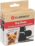 hundeschuhe - Laky - 2 stück - schwarz - XS - 3,5x4x8,2 cm - Polyester - weiche Sohlen - rutschfest - reflektierend