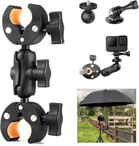 UNSTINCER Fahrrad Motorrad Lenker Kamera Klemme Set