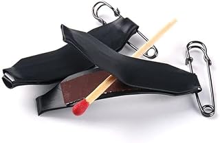 MOMOMAGE Double Clip Matches Pull Burning Magic Tricks for Magicians Multi Lit Match Magic Gimmick Props Accessories