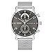 Produktbild Tommy Hilfiger Multi Zifferblatt Quarz Uhr für Herren mit Silbernes Edelstahl-Mesh-Gliederarmband - 1710402
