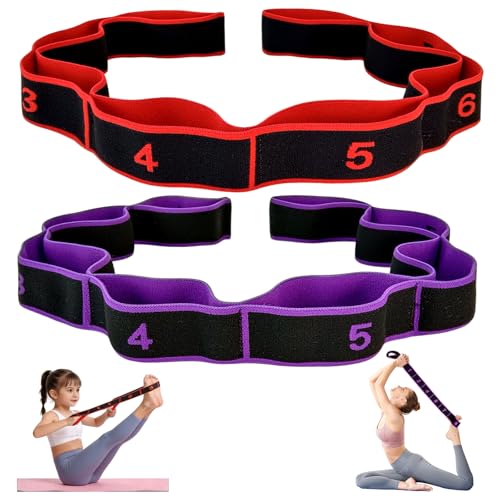 Audasi 2-Pack 8-Section Resistance Stretching Bands