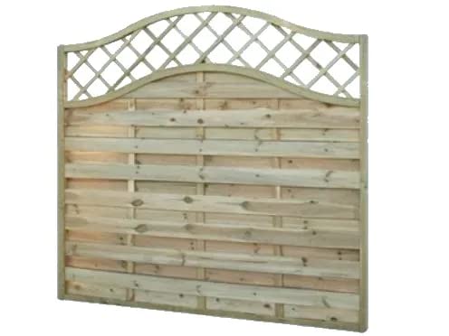 Mondo Viro Panneau de brise-vent en bois imprégné en autoclave – Séparé pour jardin disponible en différentes tailles (motif grillé)