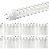 Ghiuop T8 LED Bulbs 4 Foot, 30 Pack 36W 4680LM...