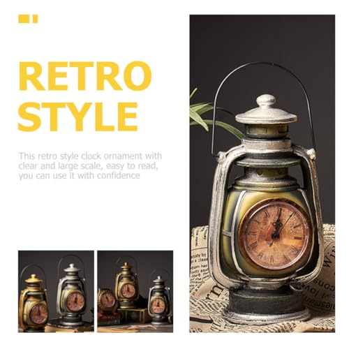 Reloj de mesa retro de resina para solucionar espacios vacios 7