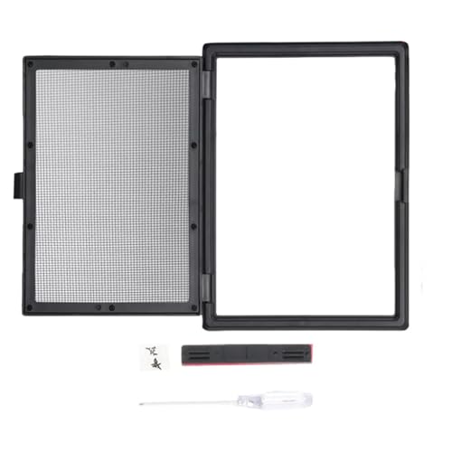 Image of Window Screen Mesh Home Office with Mount Hardware Tool Magnetic Flap System Style C | Home & Garden | Home Improvement | Building & Hardware