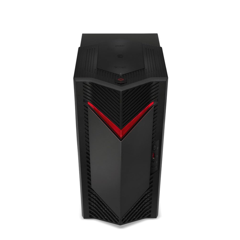 Acer Nitro 50 N50-656, Komputer stacjonarny do gier (Intel Core i7-14700F, 16 GB RAM, 1024 GB SSD, NVIDIA RTX 3050, Wi-Fi, HDMI, Bez systemu operacyjnego) Kolor Czarny