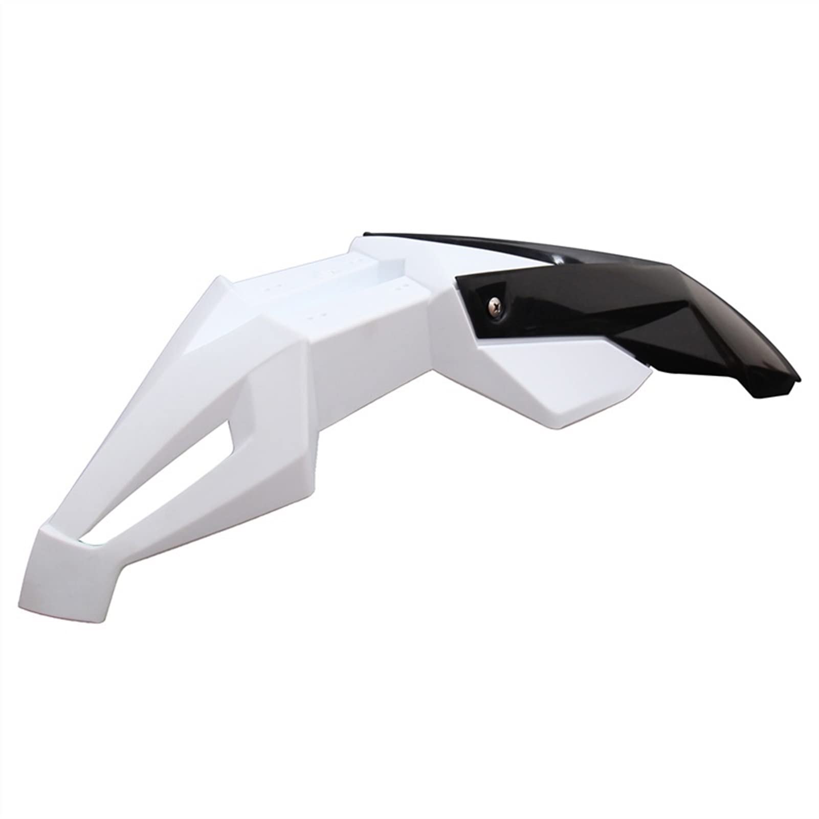 Accessori Fender Parafango Anteriore Moto Universale Per KLX YZF DRZ CR CRF DT RMX(Black white)