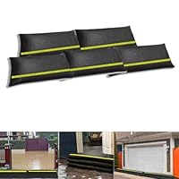 Antrella 2 Stück Wasser Aktivierter Sandsack mit reflektierendem Streifen für Hochwasserschutz Wasserabsorbierende Hochwassersperre für Tür Garage Garten aufgewertet 20x60CM