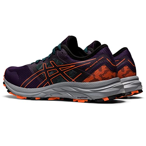 ASICS Tênis de corrida feminino Gel-Excite Trail, Sombra noturna/laranja nova, 6.5