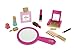 Janod Little Miss Vanity Case - 9 Piece Pretend Play Set - Ages 3+ - J06514