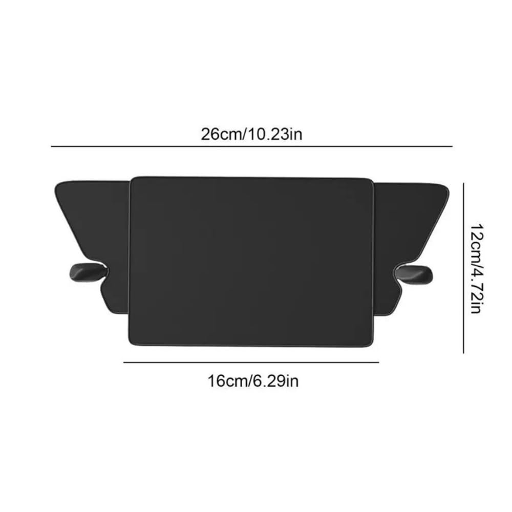 Housse de Protection pour Pare-Brise Couverture De Neige Pare-Brise Voiture avec Couvertures Protection De Miroir Latéral Couverture Pare-Brise De Voiture Pliable Épaissie pour SUV RV Protection Pare
